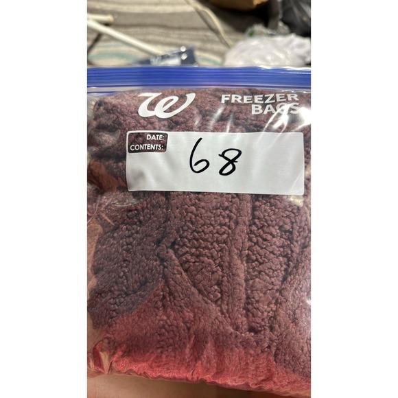 Free people tunic size Xs brown/mocha color 3/4 sleeve Pullover Crochet - Picture 10 of 13